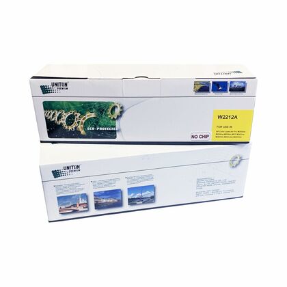 Картридж HP W2212A Yellow Uniton Premium Green Line 1250стр. (CLJ M255/ MFP M282/ M283) без чипа