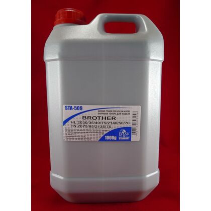 Тонер Brother HL-2240 1кг. фл. B&W Standart  (TN 2075/ 2085/ 2135/ 2175 HL-2030/ 2040/ 2070/ Fax-2820/ 2920/ MFC-7220/ 7420/ DCP-7010)