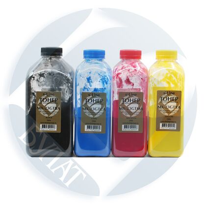 Тонер Sharp MX-23GTCA Cyan 200г. фл. Булат s-Line (MX-1810U/ MX-2010U/ MX-2310U/ MX-3111U/ MX-2314NR/ MX-2614NR/ MX-3114NR)