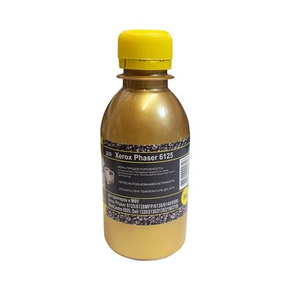 Тонер Xerox Phaser 6125 Yellow 30г. фл. Gold ATM (Phaser 6130/ 6500/ C1100)