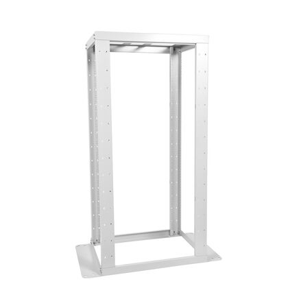 Стойка телекоммуникационная серверная 19" 33U, двухрамная, Ш560xВ1580xГ1280мм, серая (СТК-С-33.2.1000)