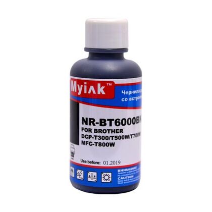 Чернила Brother BT6000BK (100мл, black, Pigment) MyInk (DCP-T300/ T500/ T700/ MFC-T800)
