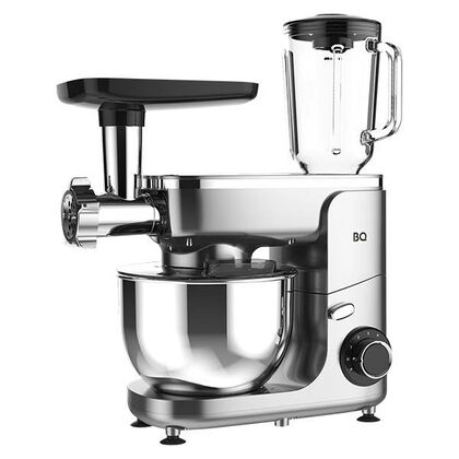 Миксер планетарный BQ MX341 серебристый (1800 Вт; скоростей - 6; обьем - 5 л)