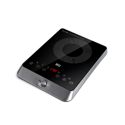 Плита индукционная BQ HP124SS серебристый (2700 Вт, количество конфорок - 1, сенсор)