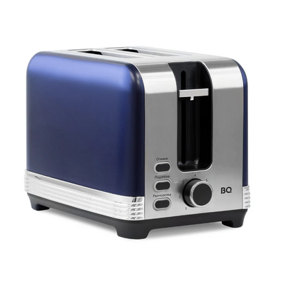 Тостер BQ T1000 синий (1000 Вт, количество обжаривания - 7)