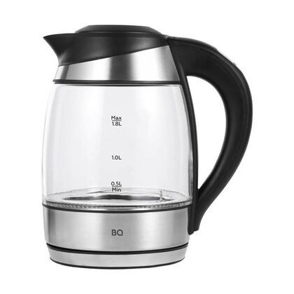 Чайник электрический BQ KT1735G черный (2200 Вт, объем - 1.8 л, корпус: стеклянный)