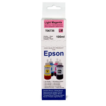 Чернила EPSON Упаковка 10 шт. серия L, L800/ L805/ L850, Light Magenta, Dye, 100 мл. Revcol