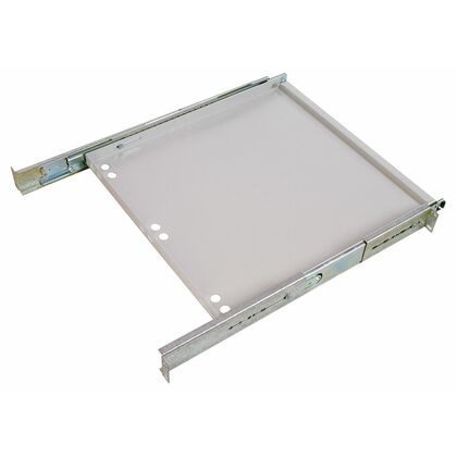 Полка 19" 1U выдвижная клавиатурная, (Ш440xВ25xГ450-785мм), серая (ТСВ-К4)