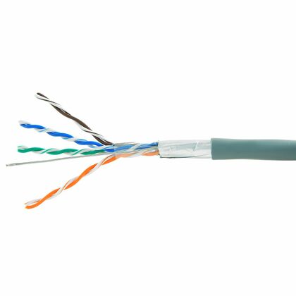 Кабель Cu FTP, Внутренний, 4x2x(7*0,18), бухта 305м., Cat5e Cablexpert (FPC-5004E)