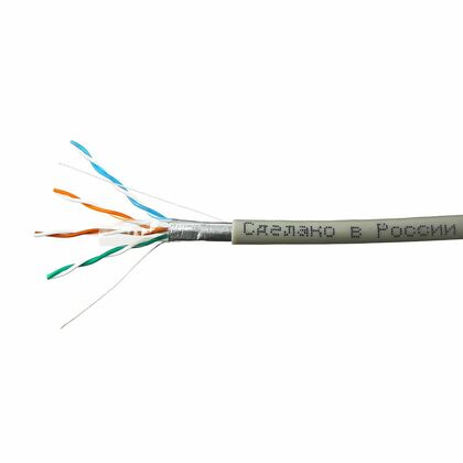 Кабель Cu FTP, Внутренний, 4x2x0.51, бухта 305м., Cat5e, SkyNet (CSP-FTP-4-CU)