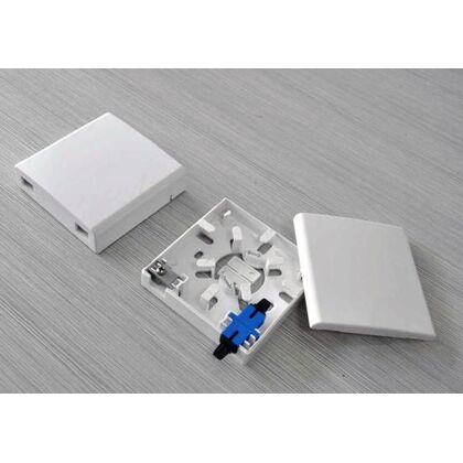 Розетка оптическая абонентская FTTH-001 (с зажимом), упаковка 10шт