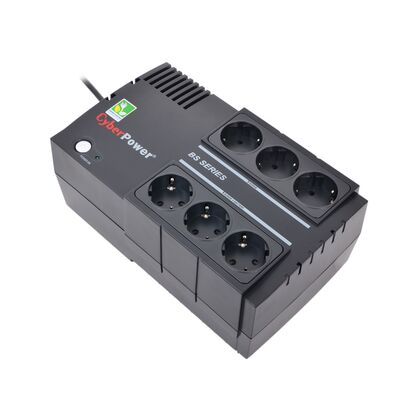 ИБП CyberPower BS850E 850 ВА/ 425 Вт, 6*Schuko (Euro), AVR, USB ( Аккумулятор 12 V/ 5,0 Ah*1)