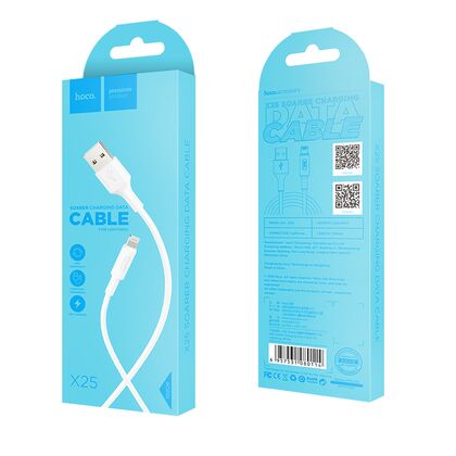 Кабель HOCO Lightning X25i Soarer (1м. USB 2.0. Белый)