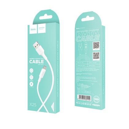 Кабель HOCO USB Type-C X25a Soarer (1м. USB 2.0. Белый)