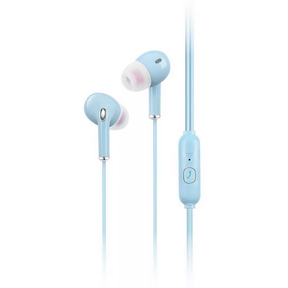 Проводная гарнитура Smartbuy Pro JR, внутриканальные, jack 3.5 mm. голубой (SBH-105-BU)