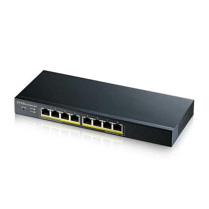Управляемый PoE-коммутатор 08 портов Zyxel GS1900-8HP-EU0103F (8х1Гбит/ с, 8хPoE, PoE‑бюджет 77 Вт) 2 уровня