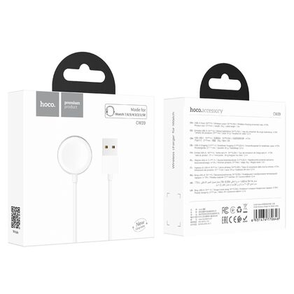 Беспроводное зарядное устройство HOCO CW39 Wireless (USB, Белый)