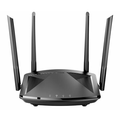 Роутер D-Link DIR-X1860 Wi-Fi 6 ( 2.4 ГГц 574 Мбит/ с, 5 ГГц 1201 Мбит/ с, 3х1Гбит/ с) DIR-X1860/ RU/ R1A