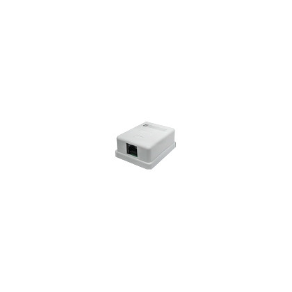 Розетка компьютерная RJ-45 CAT5e, внешняя, одинарная Suprlan (10-0307)