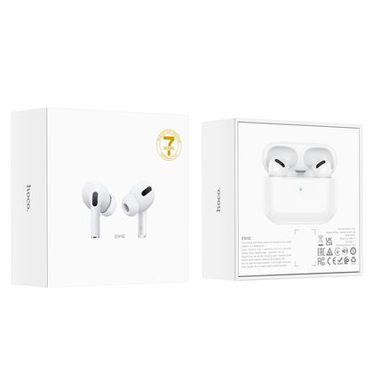 TWS наушники HOCO EW42 True, Bluetooth, вкладыши, белый (6931474779939)