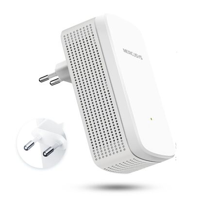 Усилитель Wi-Fi сигнала MERCUSYS ME20 (2,4 + 5 ГГц; 2,4ГГц 300 Мбит/ с;5ГГц 433 Мбит/ с;1х10/ 100Мбит/ с)