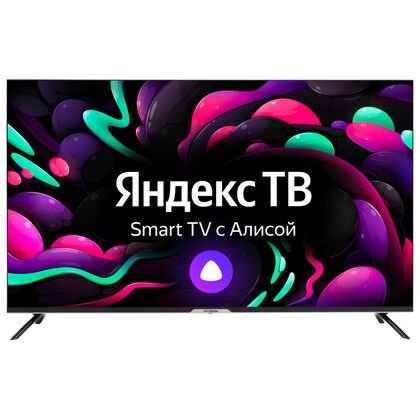 Телевизор 55" Hyundai H-LED55BU7003 Smart TV (Яндекс.ТВ), 4K Ultra HD, 60 Гц, тюнер DVB-T/ T2/ C/ S/ S2, HDMI х3, USB х2, 2х8 Вт,  чёрный