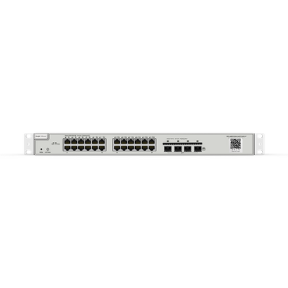 Управляемый PoE-коммутатор 28 порта Reyee RG-NBS3200-24GT4XS-P (24х1Гбит/ с, 4хSFP+, 24хPoE, PoE‑бюджет 370 Вт) 2 уровня