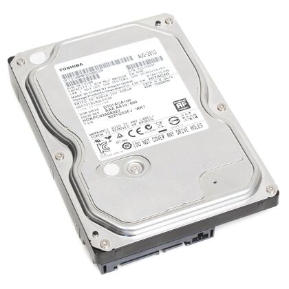 Жесткий диск HDD 3.5" SATA: 1000 Гб Toshiba 9F13180 [7200 rpm, 32 Мб, Sata 3 (6 Gbit/ s)] DT01ACA100