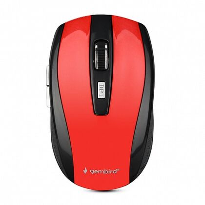 Мышь Gembird MUSW-330-3 оптическая, беспроводная, USB, офисная, красный (MUSW-330-3)