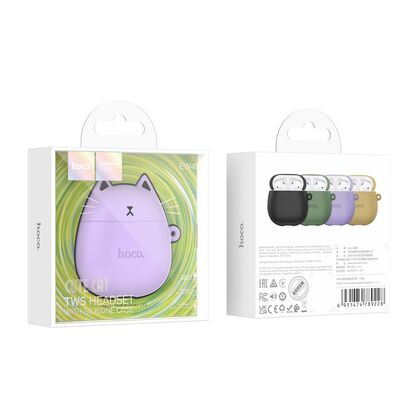 TWS наушники HOCO EW46 True, Bluetooth, вкладыши, фиолетовый (6931474789228)