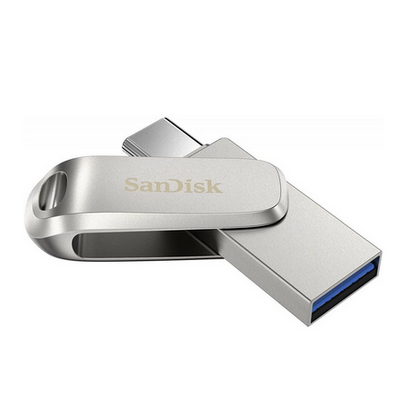 Флеш-накопитель Sandisk 32Gb USB 3.1/ Type-C Ultra Dual Drive Luxe Серебристый (SDDDC4-032G-G46)