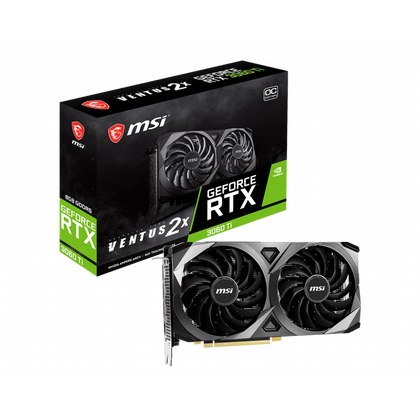 Видеокарта PCI-e: GeForce RTX 3060 Ti Msi (8Gb, GDDR6, 256 bit, 1*HDMI, 3*DP) RTX 3060 Ti VENTUS 2X OC