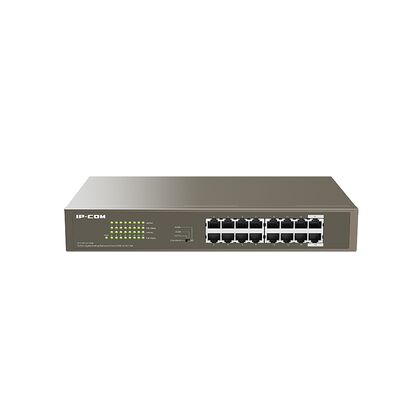 Неуправляемый коммутатор 16 портов Tenda TEG1116P-16-150W ( 16x1Гбит/ с, PoE‑бюджет 135 Вт) корпус - металл