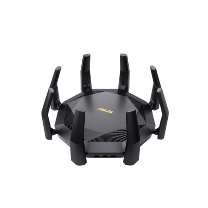 Роутер Asus RT-AX89X ( 2.4 ГГц 1148 Мбит/ с, 5 ГГц 4804 Мбит/ с, 8х1Гбит/ с, 1хUSB 3.0, 1xSFP+) RT-AX89X