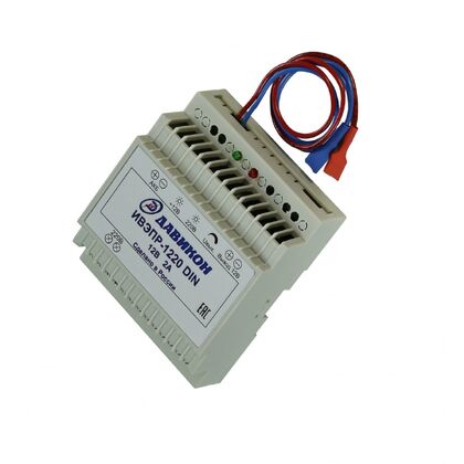 Бесперебойный блок питания Давикон импульсный (AC160-242V /  DC12-14V /  2.5А) ИВЭПР-1220 DIN
