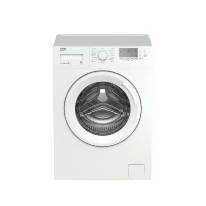 Стиральная машина фронтальная Beko WRE6512BWW белый ( стирка - 6 кг, отжим - 1000 об/ мин, глубина - 43 см)