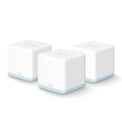 Wi-Fi Mesh система MERCUSYS Halo H30(3-pack) ( 2.4 ГГц 300 Мбит/ с, 5 ГГц 867 Мбит/ с, 2х100Мбит/ с) Halo H30(3-pack)