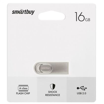 Флеш-накопитель Smartbuy 16Gb USB2.0 M3 Серебристый (SB16GBM3)
