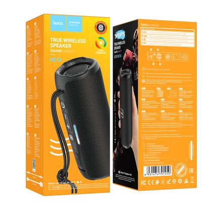 Портативная колонка HOCO HC16 Vocal 10W, черный, BT, miniJack 3.5, USB, FM приемник, Пластик (6931474791450)