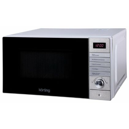 Микроволновая печь с грилем Korting KMO 720 X серебристый (1000 Вт, объем - 20 л, управление: электронное)