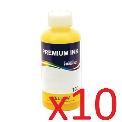 Чернила Epson (E0017-100MY) T6734/ T6744 (L100/ L200/ L655/ L800/ L1800), 100мл, Yellow, Dye, InkTec Упаковка 10шт.
