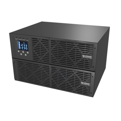 ИБП Сайбер Электро ЭКСПЕРТ-10000Р 10000ВА/ 9000Вт, клеммная колодка, USB, RS-232, SNMP slot (12В / 9Ач. х 16) 3U+3U