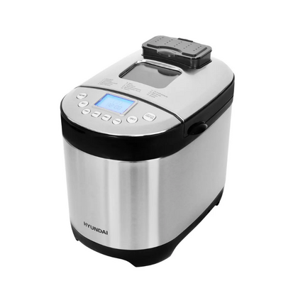 Хлебопечка Hyundai HYBM-4081 черный/ серебристый (550 Вт, макс. вес - 1000 г, количество программ - 14)