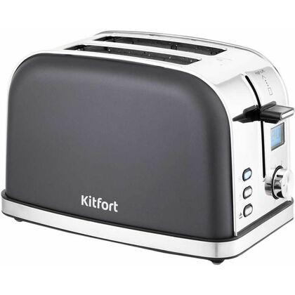 Тостер Kitfort КТ-2036-5 графит (950 Вт, количество обжаривания - 8)