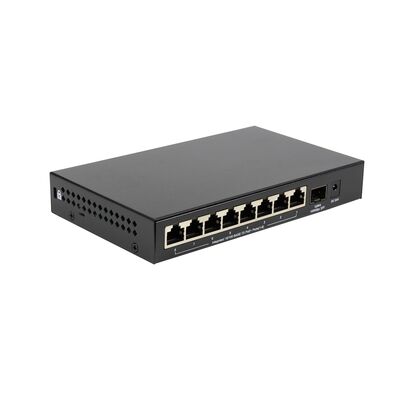 Неуправляемый POE-коммутатор 09 портов Origo OS1209P/ 80W ( 8x100Мбит/ с, 1xSFP, 8xPOE, PoE‑бюджет 80 Вт) корпус - металл