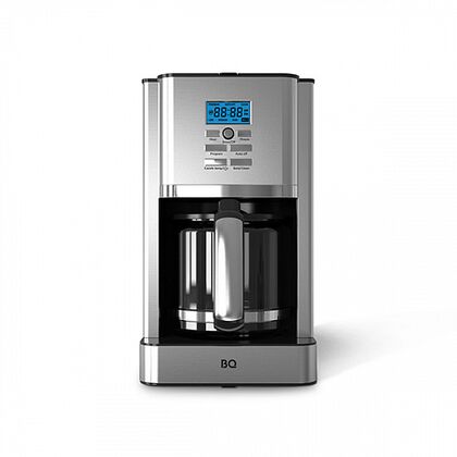 Кофеварка капельная BQ CM1004 серебристый (1000 Вт, 1800 мл)