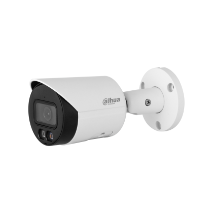 Видеокамера IP 2 Mp уличная Dahua цилиндрическая, f: 2.8 мм, 1920*1080, ИК: 30 м, LED:30 м, карта до 256 Gb, микрофон (DH-IPC-HFW2249SP-S-IL-0280B)