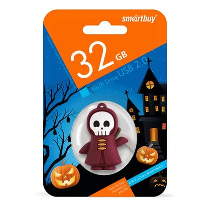 Флеш-накопитель Smartbuy 32Gb USB2.0 Helloween reaper (SB32GBReaper)