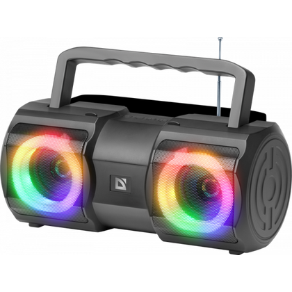 Портативная колонка Defender Beatbox 20 20W, черный, BT, USB, FM приемник, Пластик (65420)