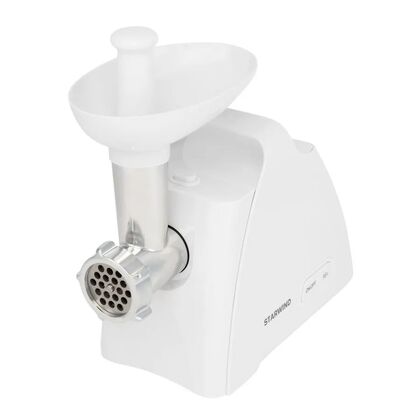 Мясорубка Starwind SMG-5550 белый (1900 Вт; скоростей - 1; насадки: для колбас/ кеббе)